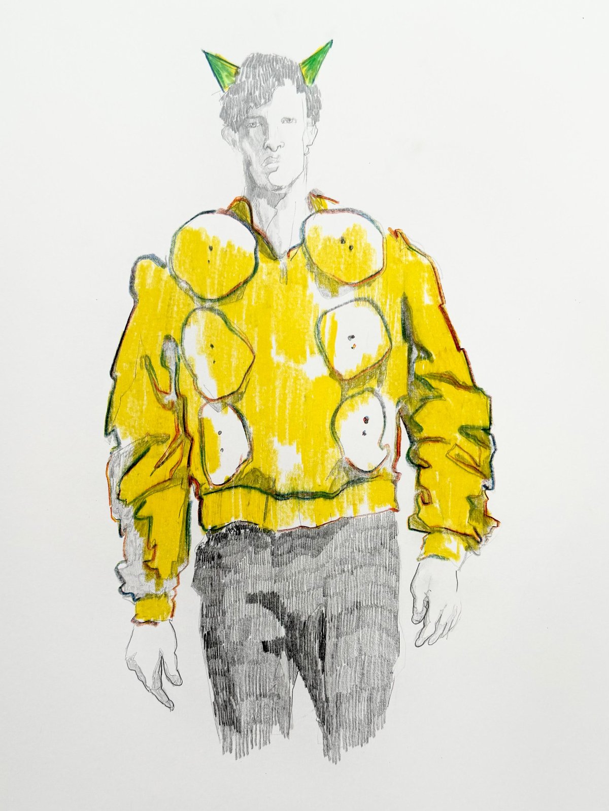Fashion Illustration: Walter Van Beirendonck S/S 25 Menswear Fashion Illustration: Walter Van Beirendonck S/S 25 Menswear