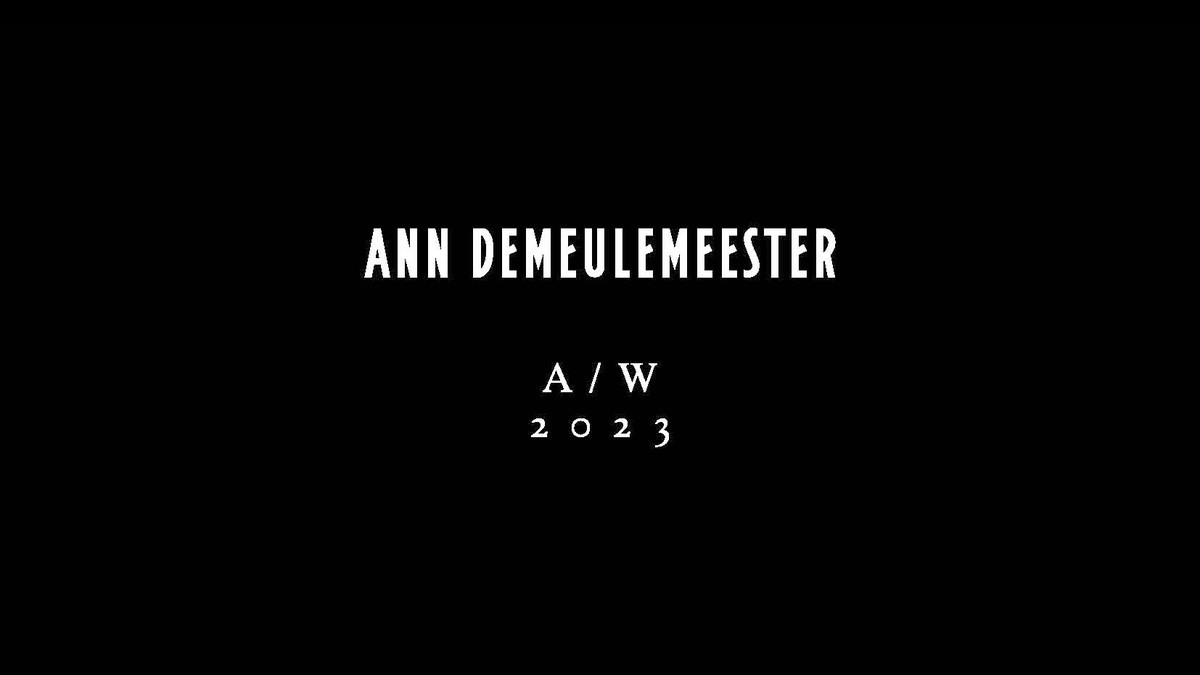 In Conversation with Ann Demeulemeester