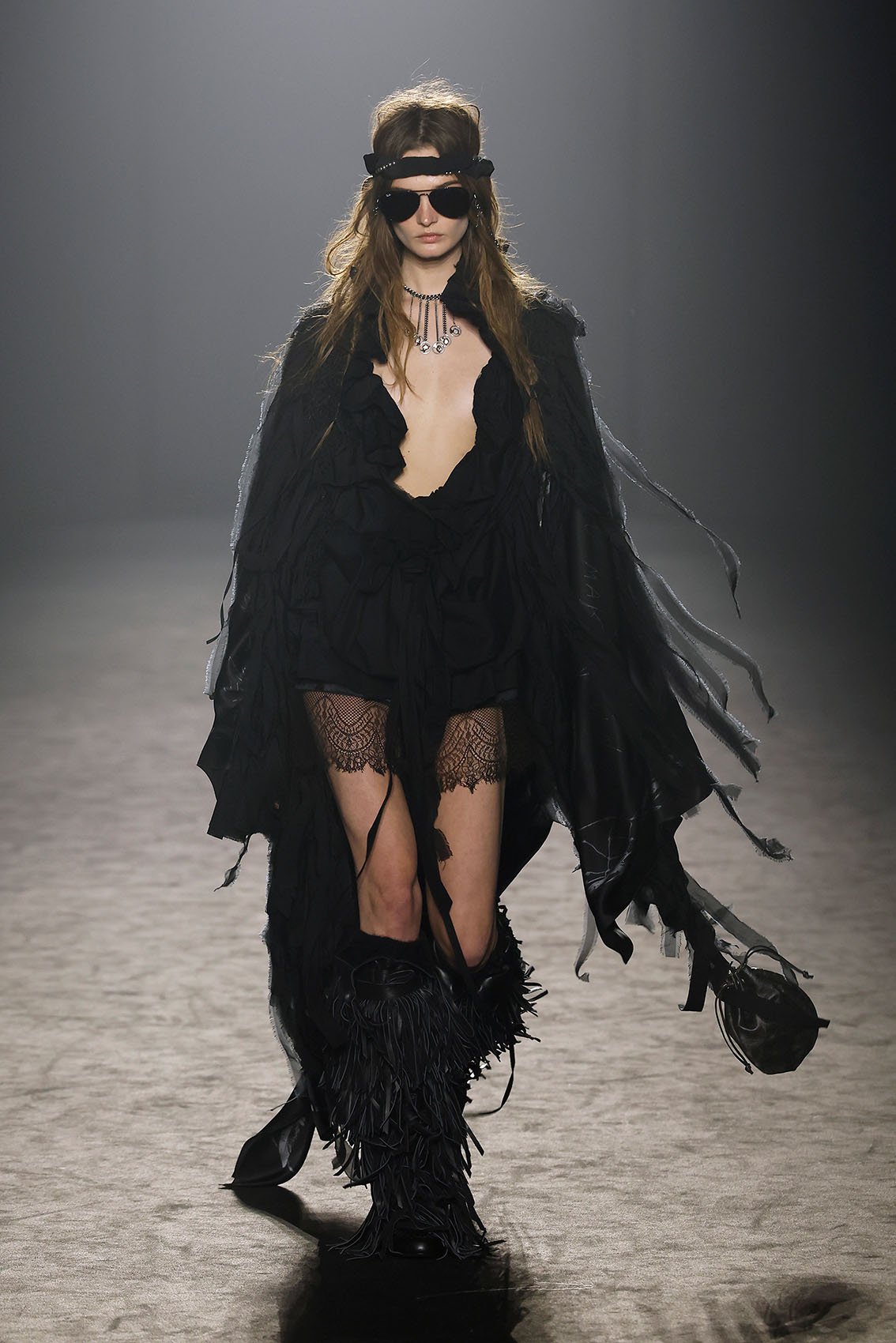 クリスマスセール★ANN DEMEULEMEESTER黒 ショートパンツ38 Ann Demeulemeester A/W 25 | SHOWstudio