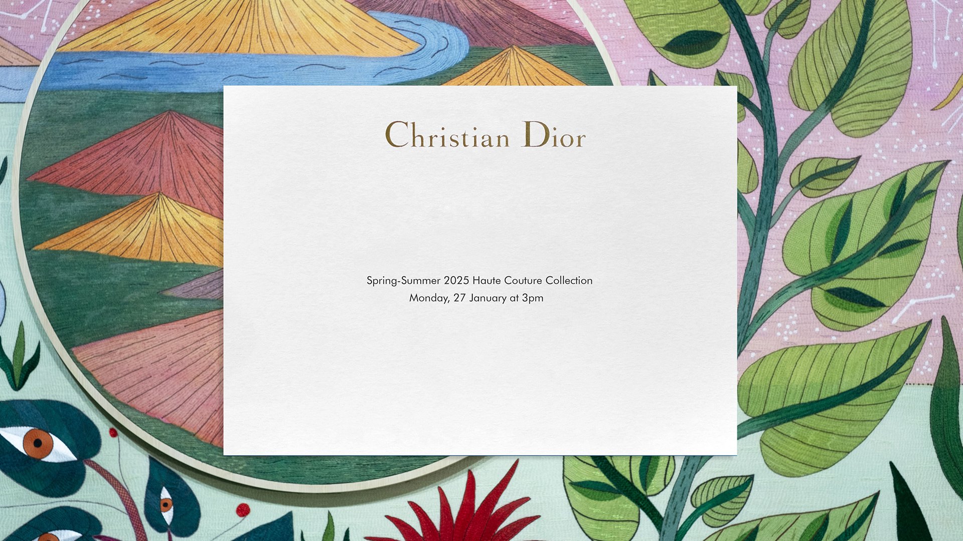 Fashion Illustration: Christian Dior S/S 25 Haute Couture | SHOWstudio