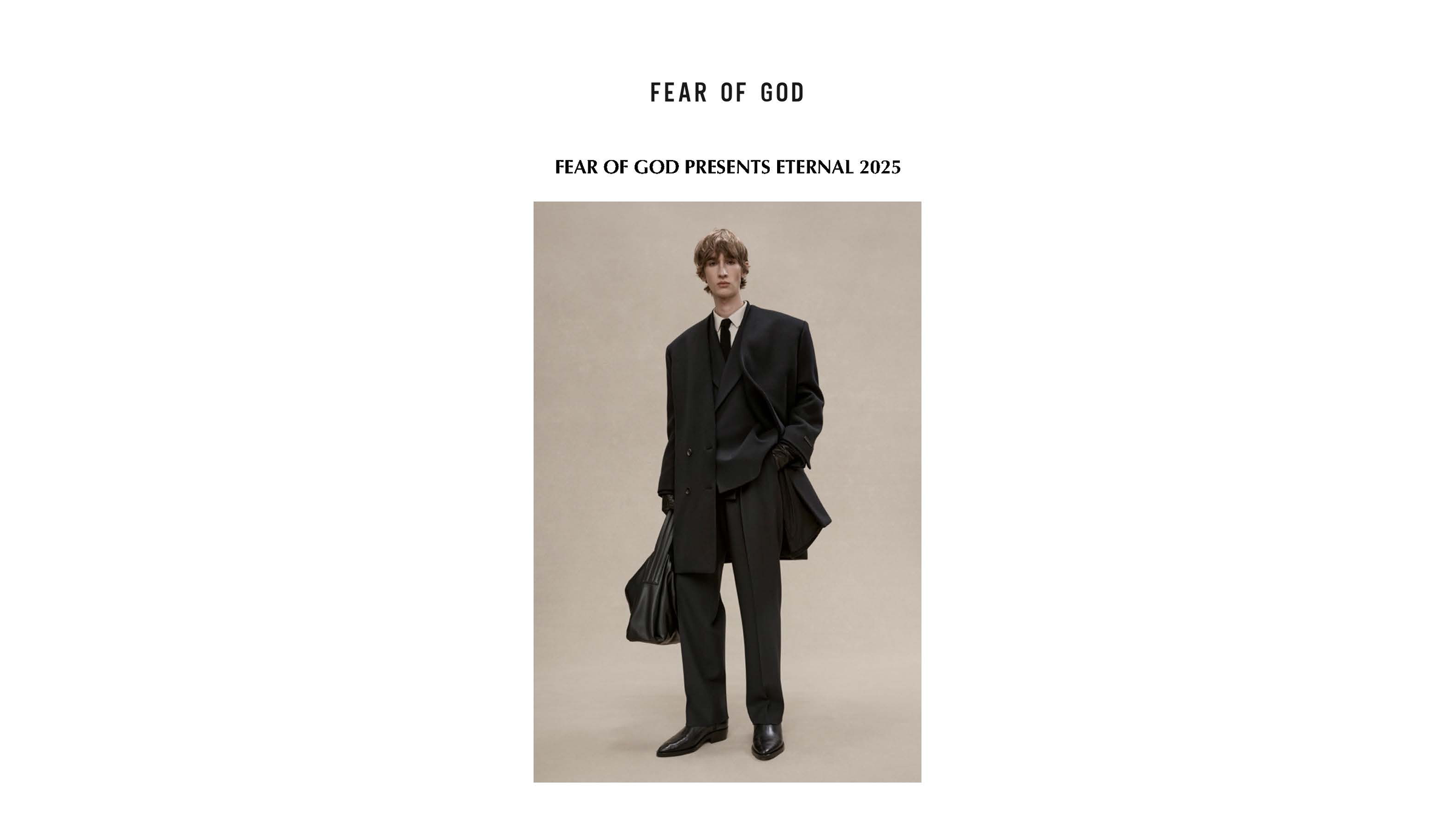 Fear of God S/S 25 | SHOWstudio