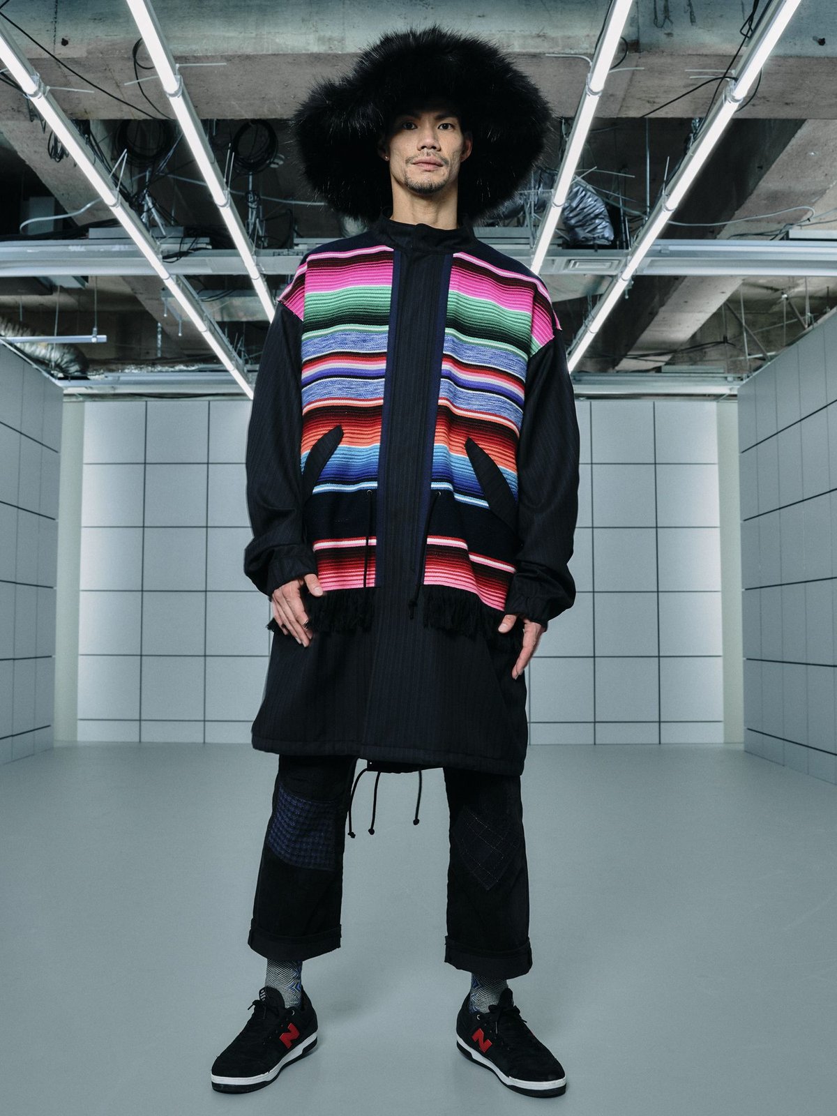 22AW JUNYA WATANABE MAN レザー切替モッズコート 2022 メンズ