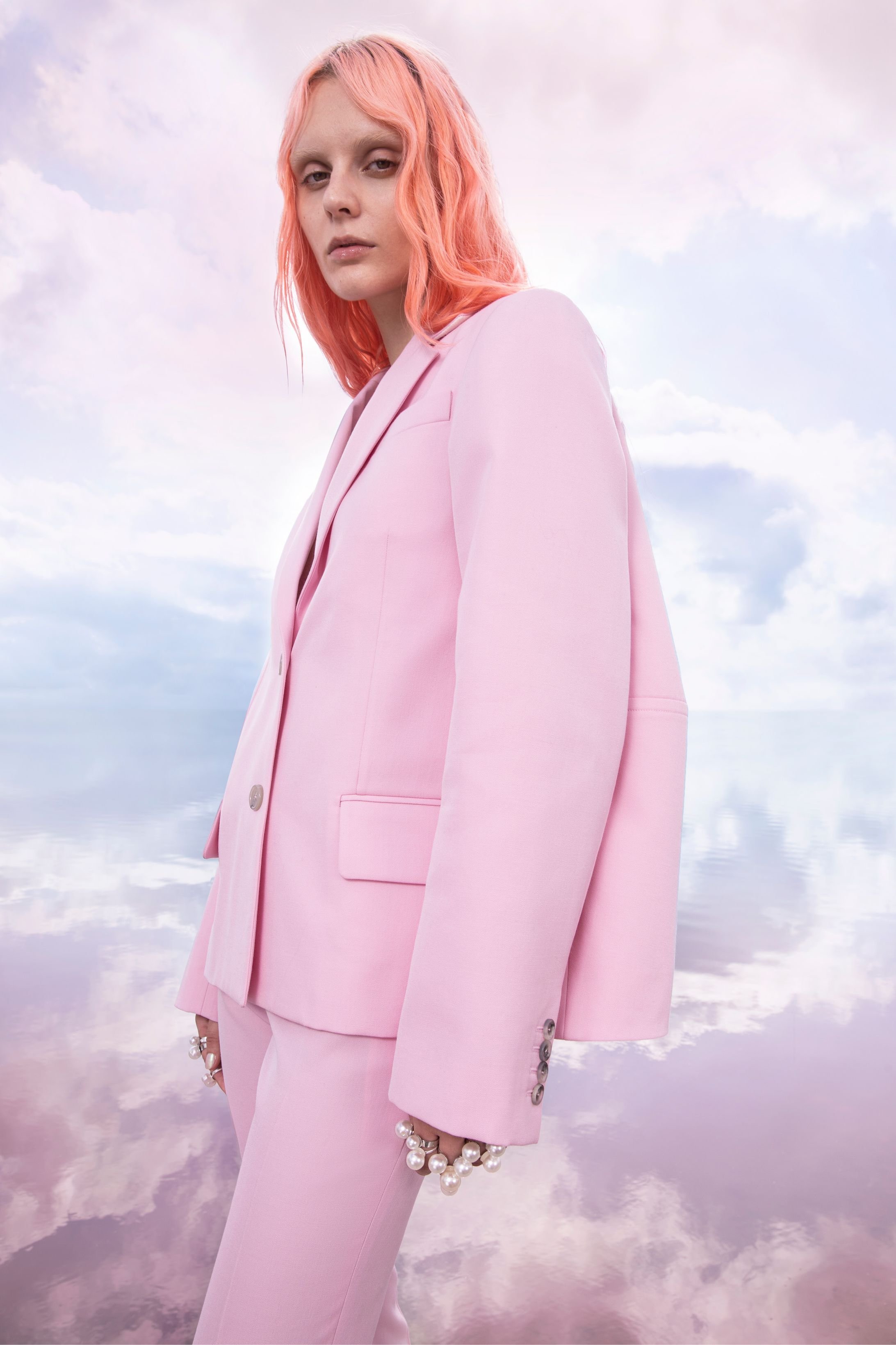 アウターその他 NINA RICCI Woman Waistcoat Pink 25PCVE003AC0123 U2785 NINA RICCI: Jacket woman - Pink | Nina Ricci waistcoat