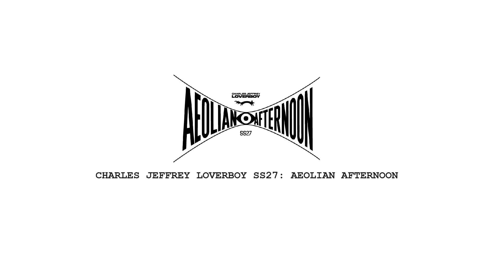 Charles Jefferey LOVERBOY S/S 27 | SHOWstudio