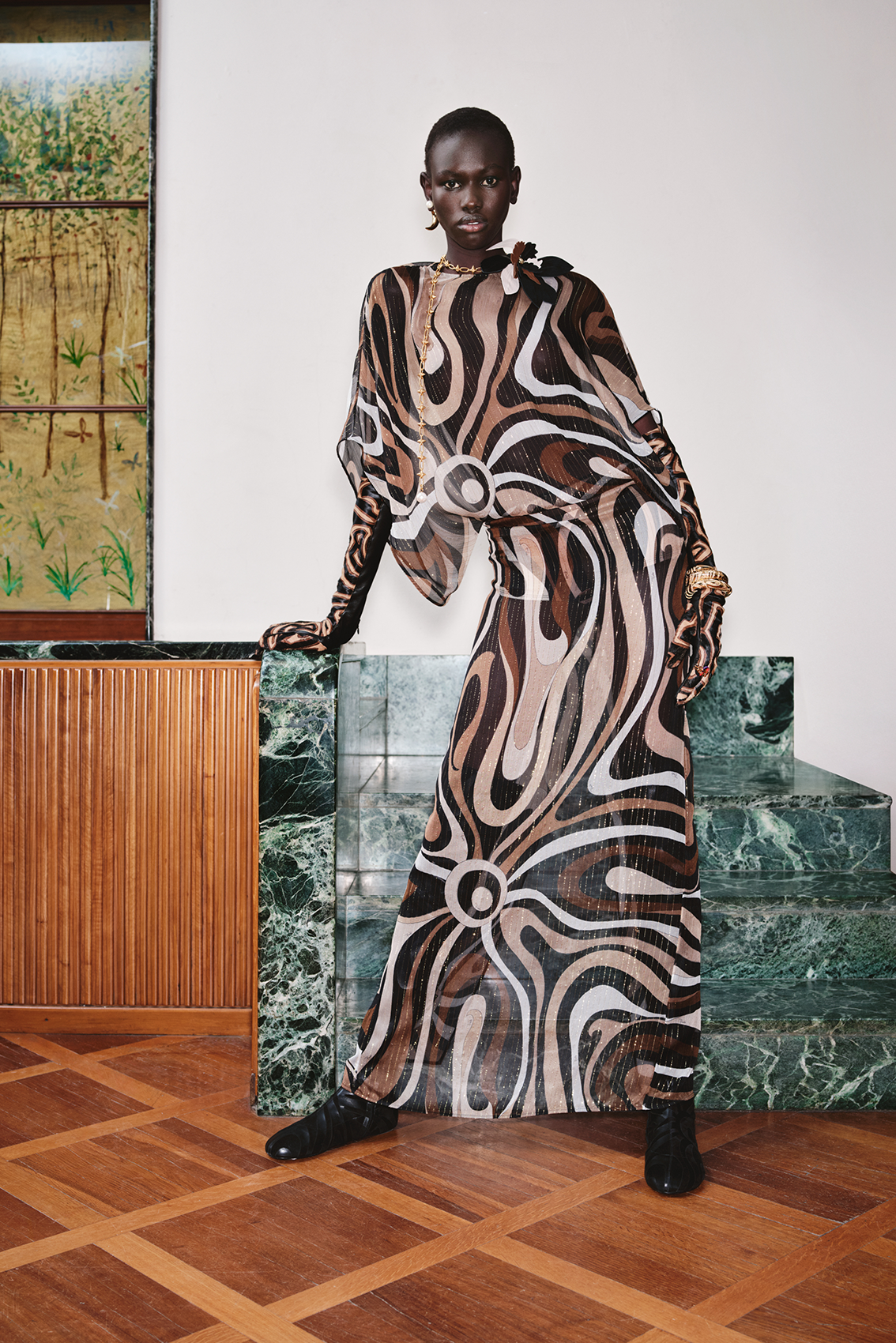Emilio Pucci プッチ　レア　ウール　リトルブラックドレス　44 Pucci A/W 25 Womenswear | SHOWstudio