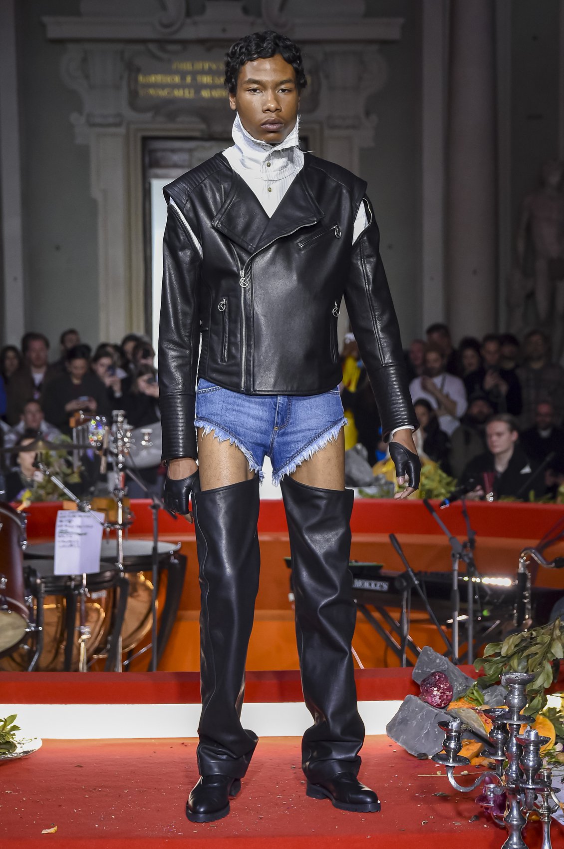 Telfar 2020 fall a/w レースアップ　シャツドレス TELFAR A/W 20 | SHOWstudio