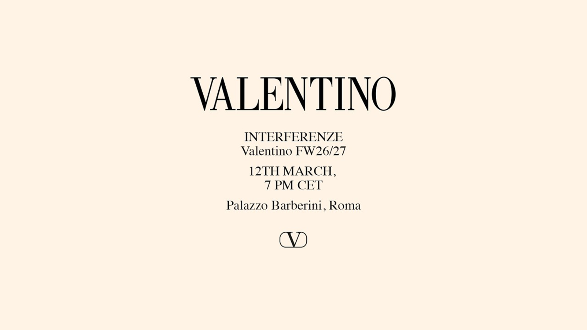 Runway Show: Valentino A/W 26 | SHOWstudio