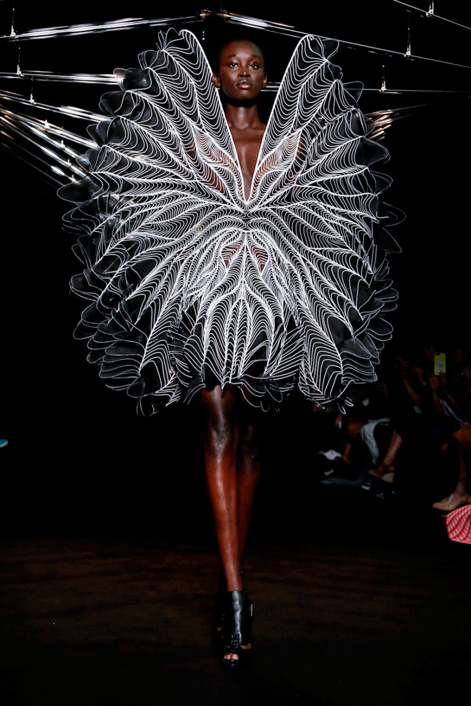Iris Van Herpen explores sound waves in her latest high-tech, high-concept,  haute couture collection