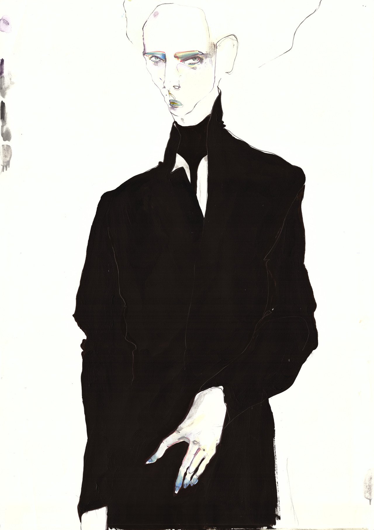 Fashion Illustration: Ann Demeulemeester S/S 16 Womenswear Fashion Illustration: Ann Demeulemeester S/S 16 Womenswear
