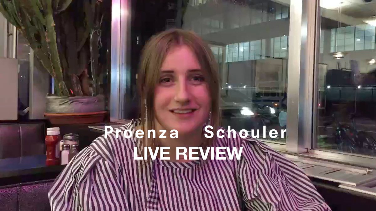 Live Review Proenza Schouler A W 19 Womenswear SHOWstudio