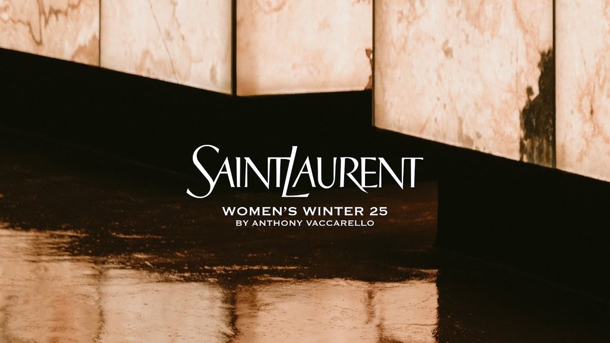Runway Show: Saint Laurent A/W 25 Womenswear | SHOWstudio