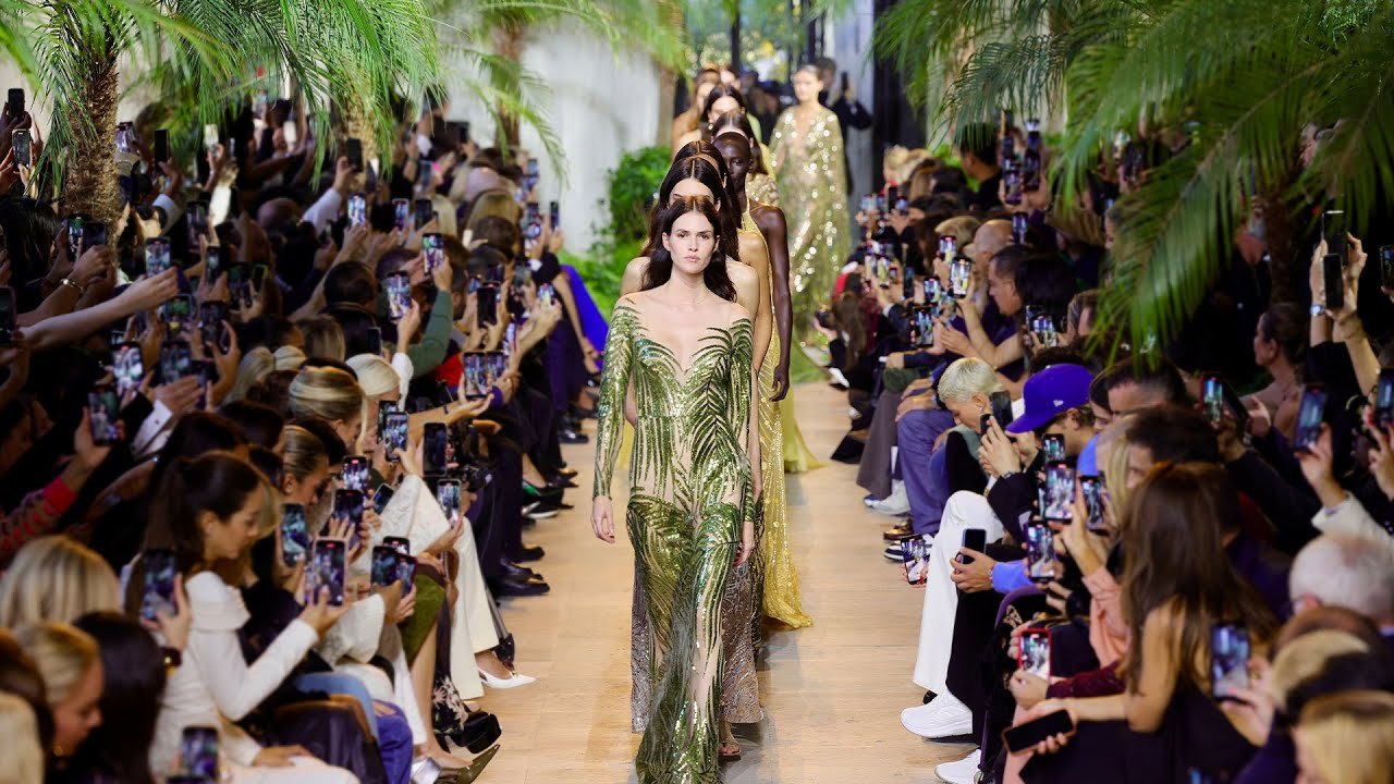 ELIE SAAB C0001NF24WOE01BLACK 関税送料込 Runway Show: Elie Saab S/S 25 Womenswear | SHOWstudio