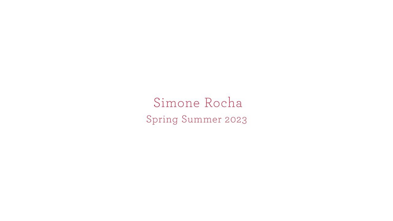 Live Review: Simone Rocha S/S 23