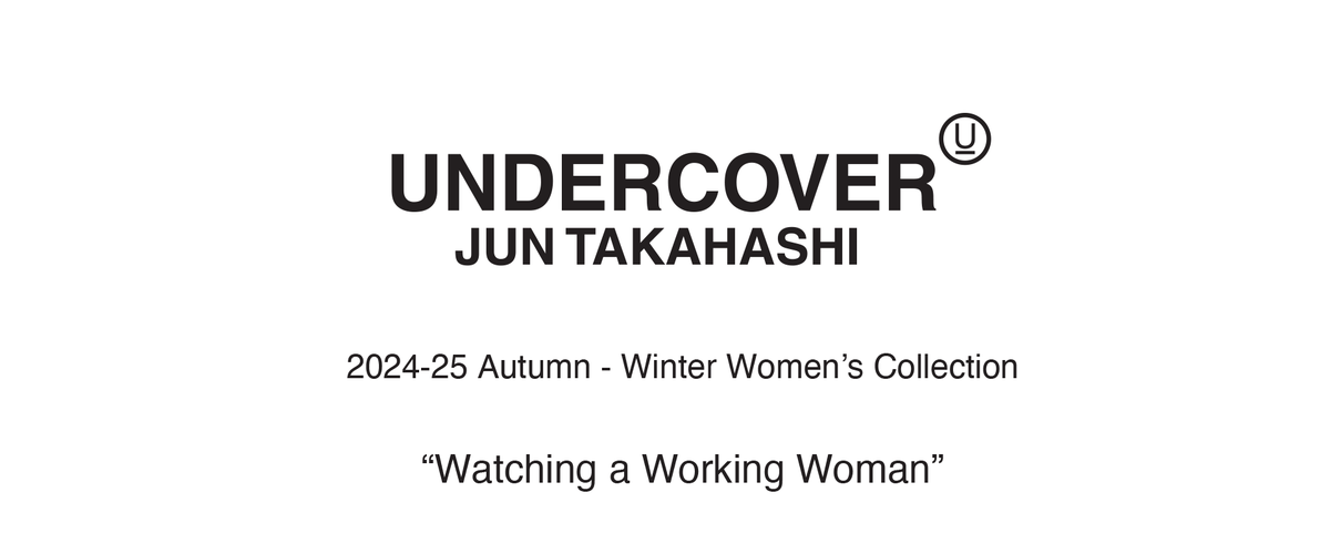 Undercover A/W 24 Womenswear | SHOWstudio